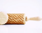 MERRY CHRISTMAS *** Embossing rolling pin, laser engraved rolling pin *** Christmas***