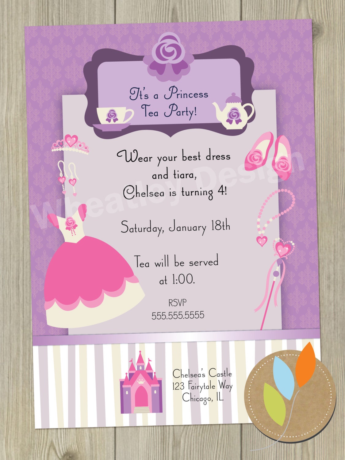 Princess Dress Up Party Invitations 4