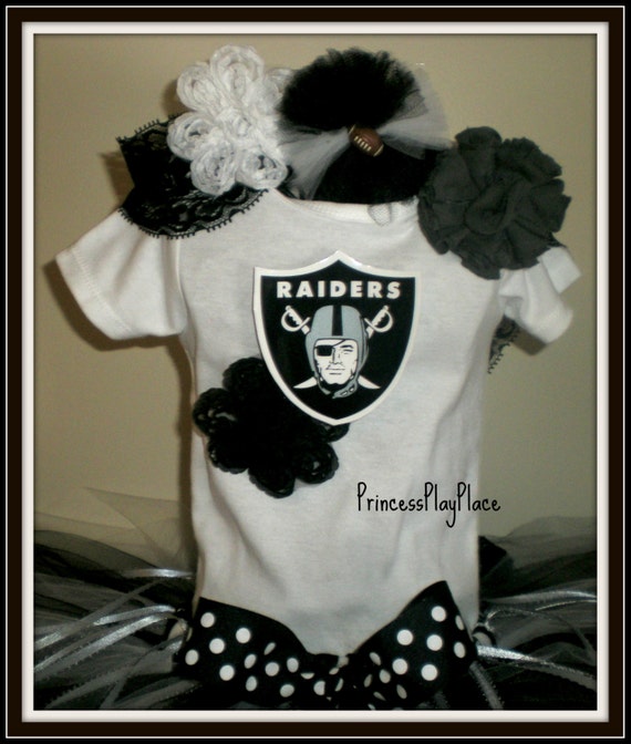 Cheerleader Oakland Raiders inspired Tutu by PrincessPlayPlace