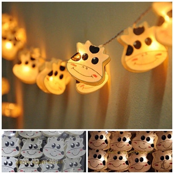 Cutie White Cow mulberry paper Lanterns for wedding party