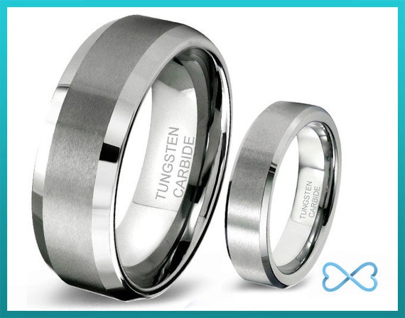 Tungsten Wedding Band,Wedding Band Set Matching,Tungsten Wedding Ring ...