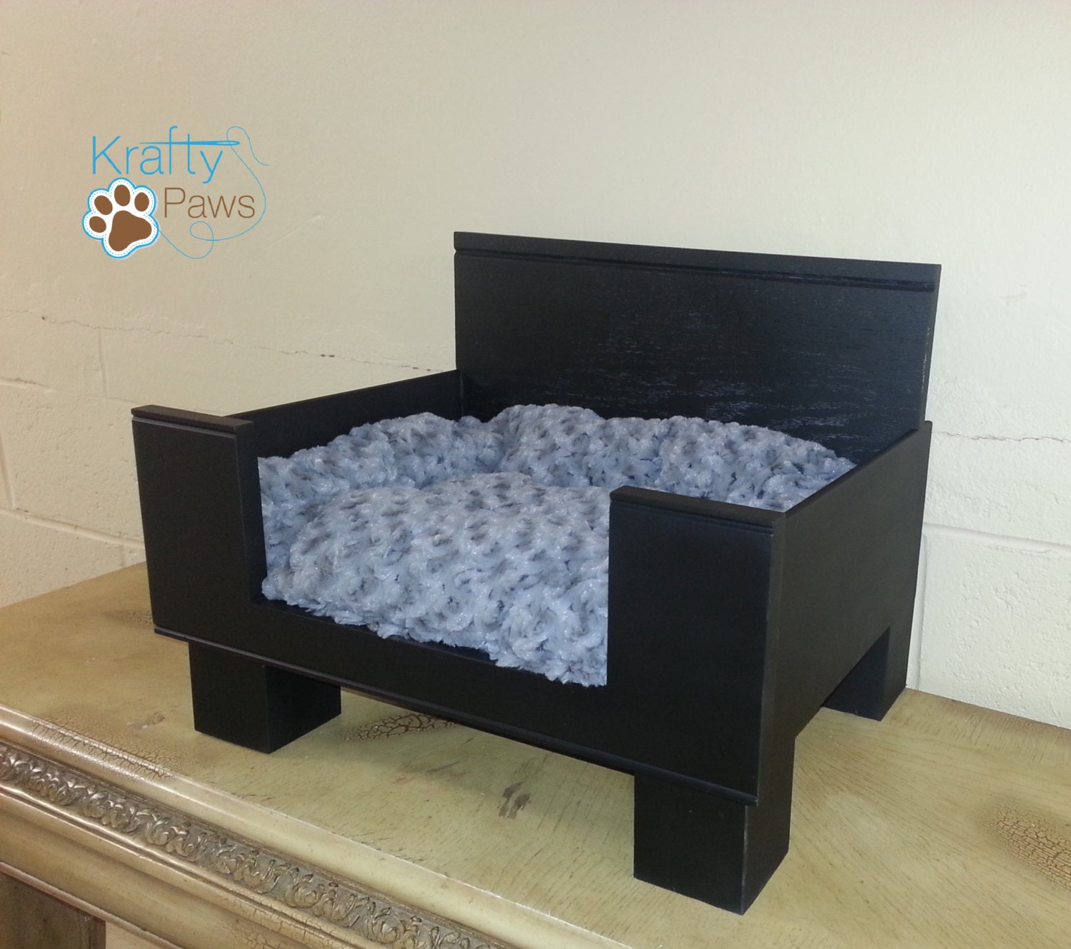 Handmade Dog Bed Pet Bed Wooden dog Bed Cat Bed Dog lover