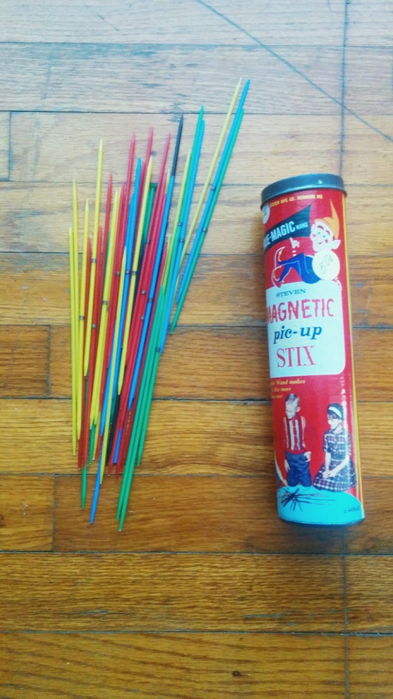 Vintage Pick up Stix Game from the 60s by CristalsAttic