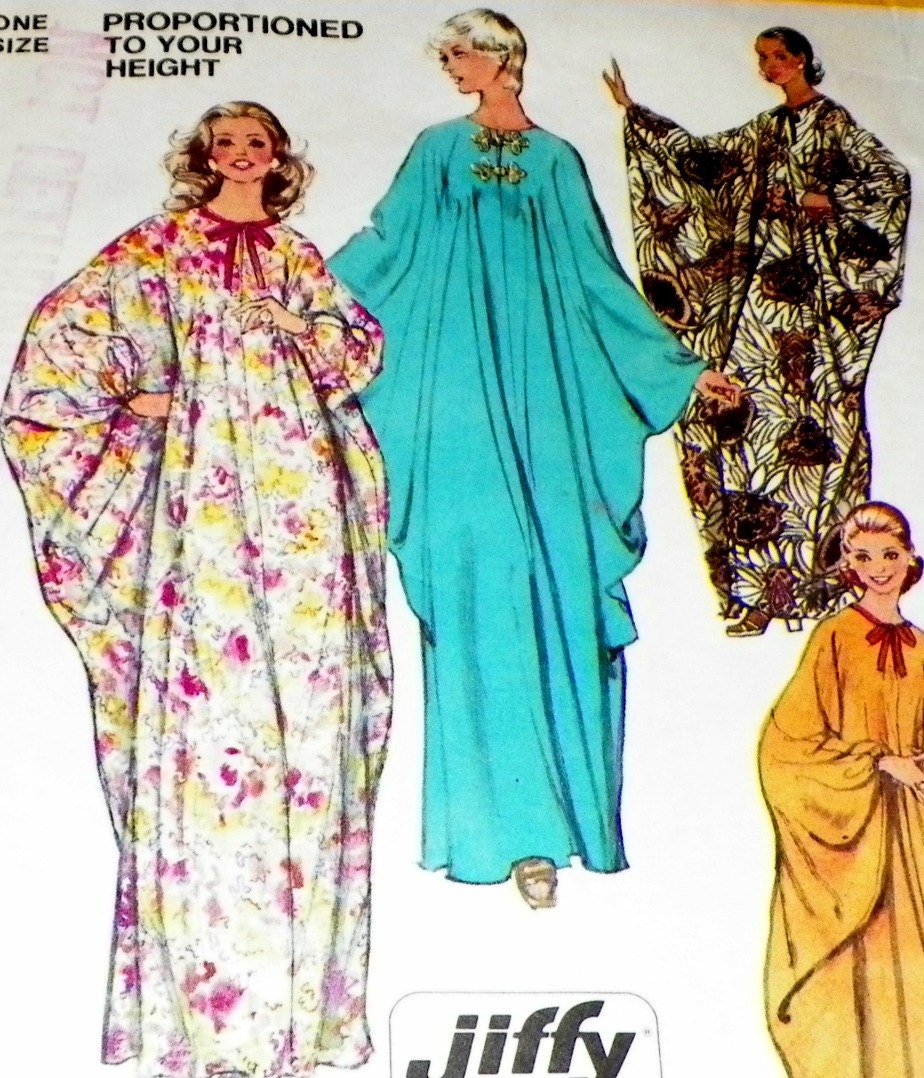 Vintage Caftan Pattern | sewing pattern dress vintage caftan 70s by sewprettypatterns Vintage Caftan Pattern | sewing pattern dress vintage caftan 70s by sewprettypatterns
