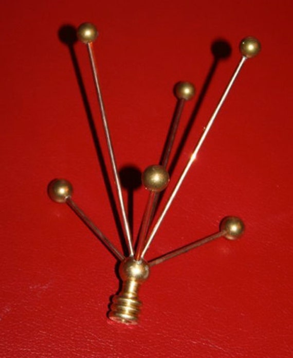 Comet Style Atomic Finial Lamp Top Screw Mid by MADatomicFINIALS