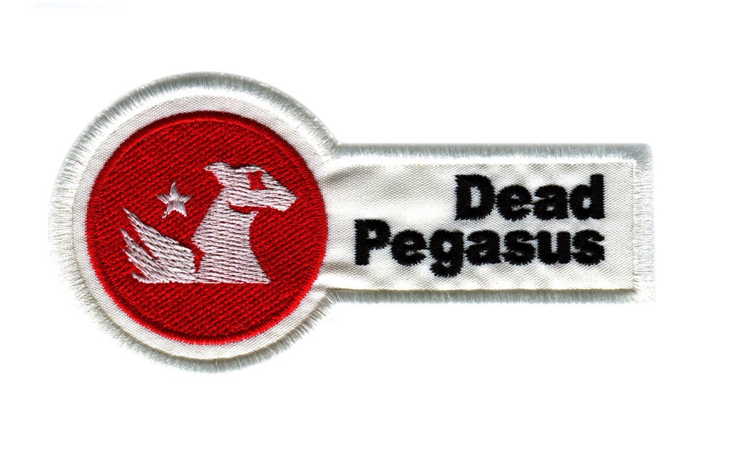 Dead Pegasus Emblem Iron On Patch