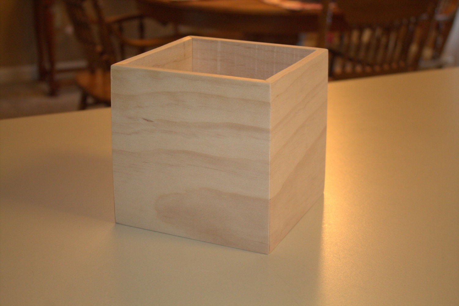 wooden box unfinished wedding centerpiece flower box vase