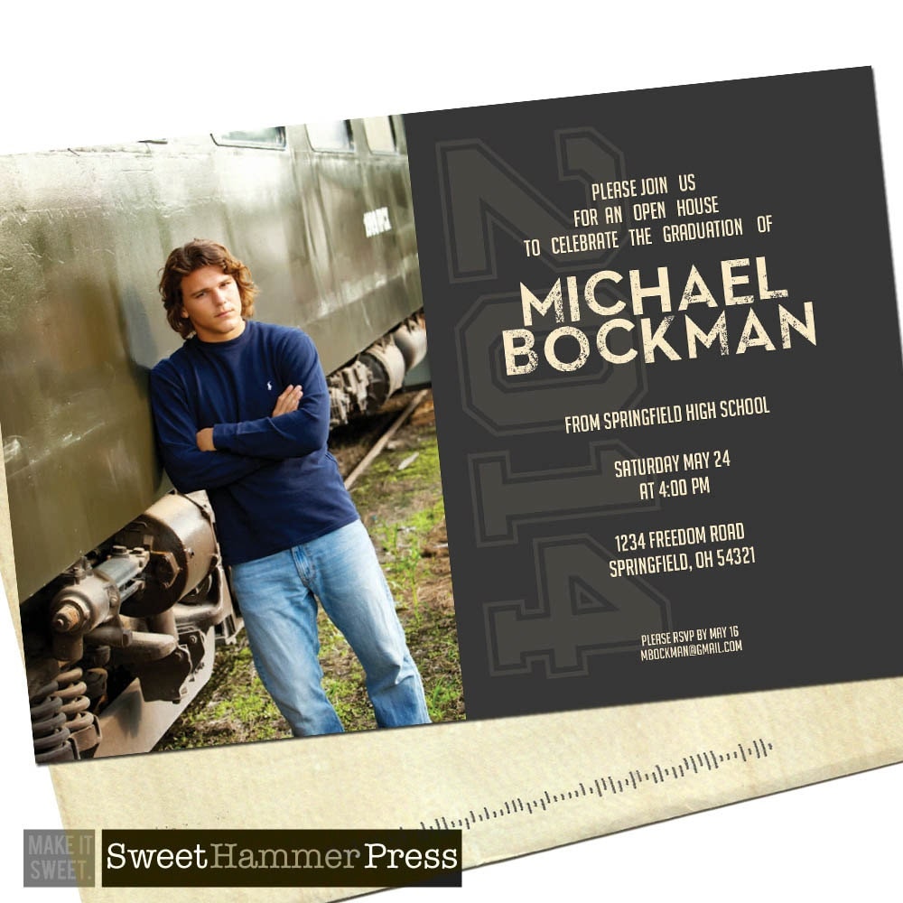 Graduation Invitations For Boys 6