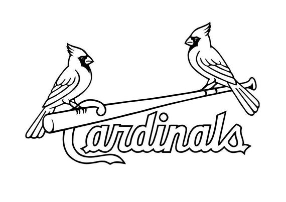 St. Louis Cardinals logo decal free shipping from DecalDen on Etsy Studio