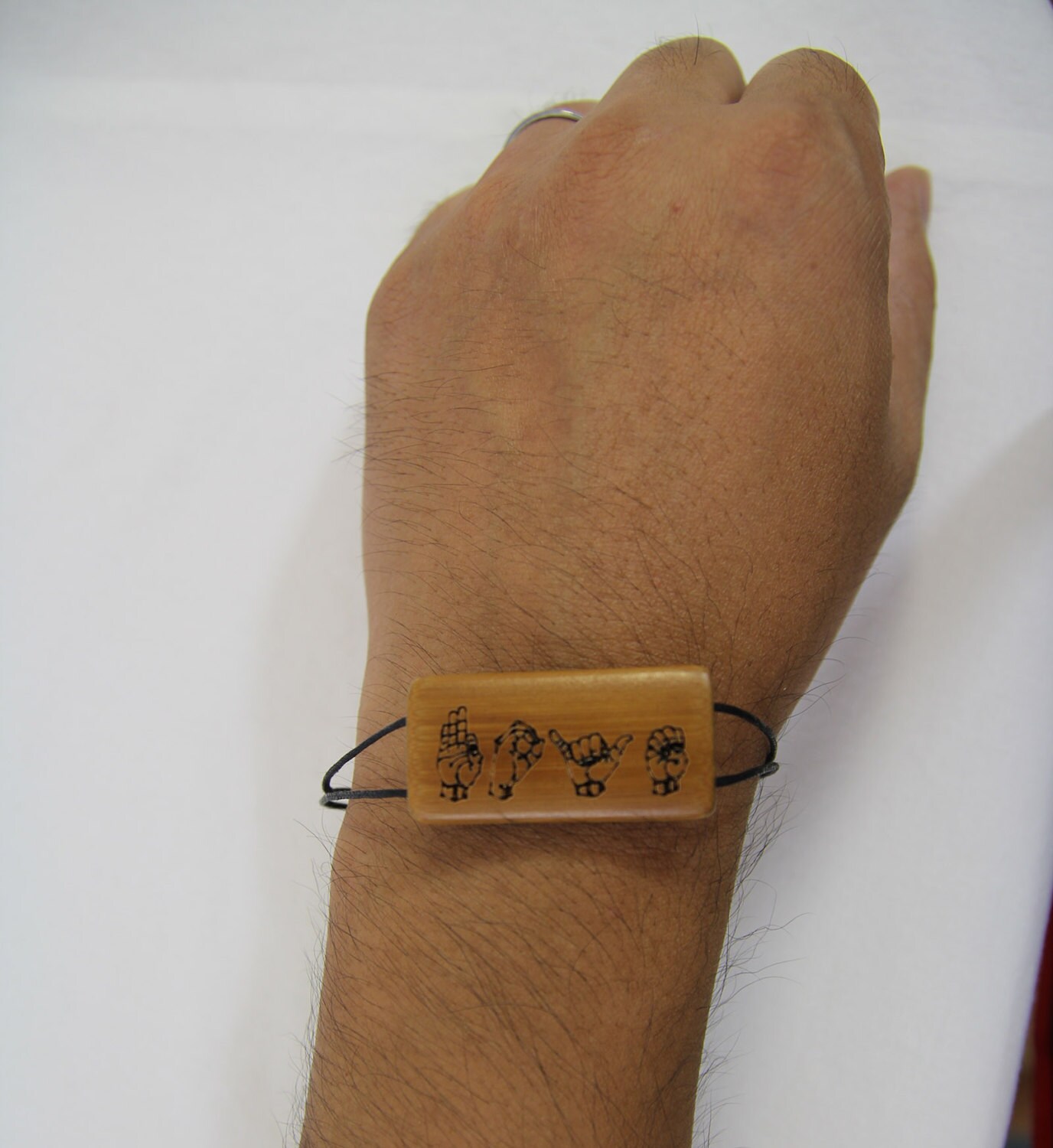 Personalize Name Bracelet in ASL Deaf American Sign