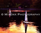 Sail Boat Sunset NYC - Print Photography