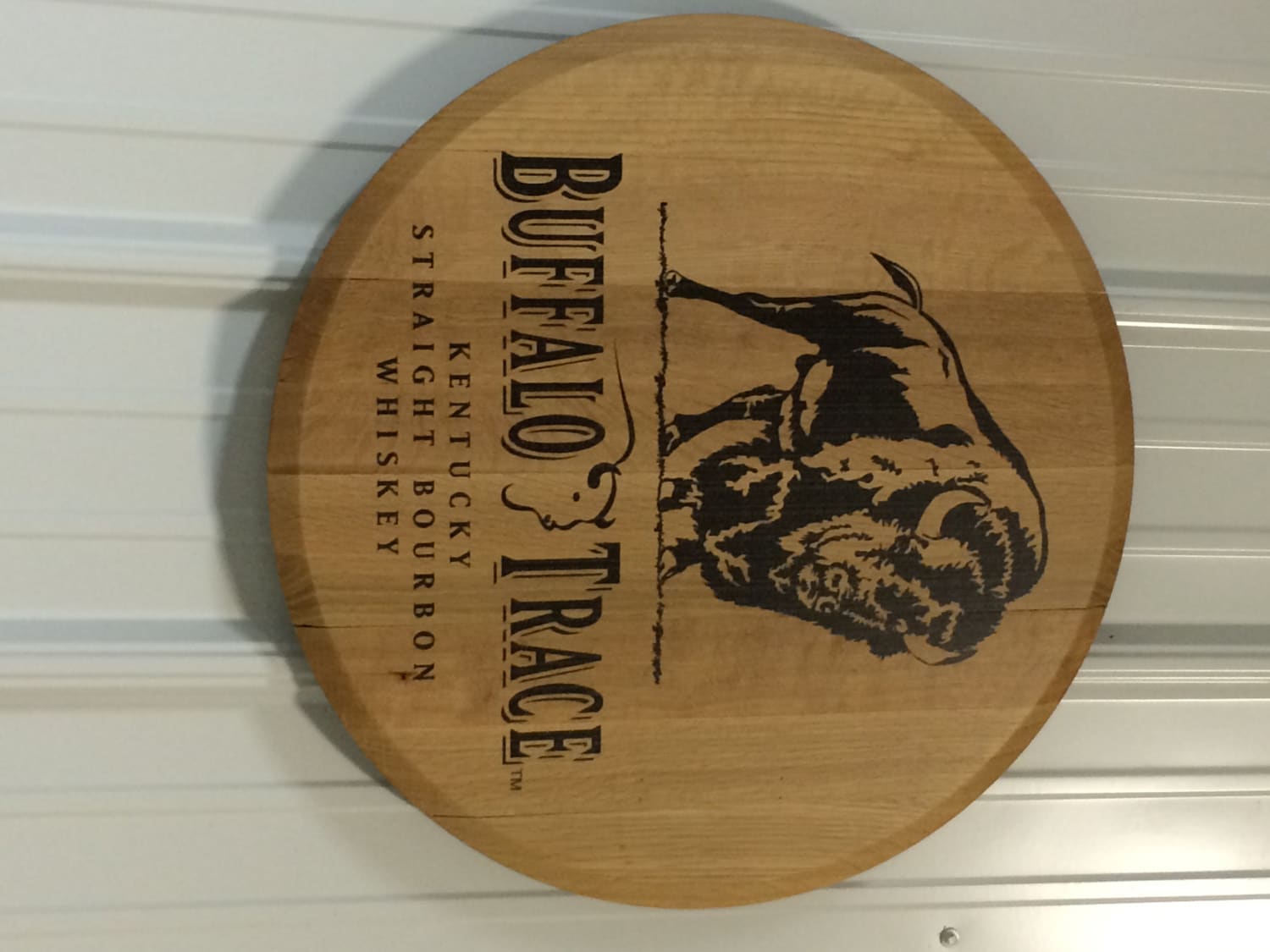 Buffalo Trace Authentic Bourbon Barrel Head