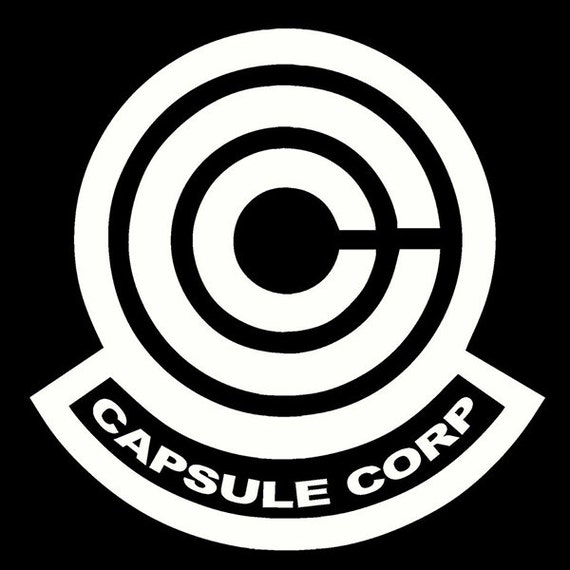 Dragon Ball Z Decorative Vinyl Car Decal Capsule Corp Logo