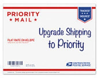 Upgrade To Priority Shipping 2 to 3 Days USPS Priority Upgrade from ...