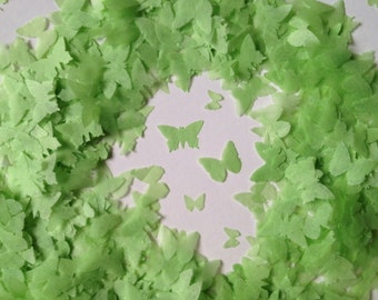 Green Biodegradable Butterfly Wedding Confetti Table Decorations