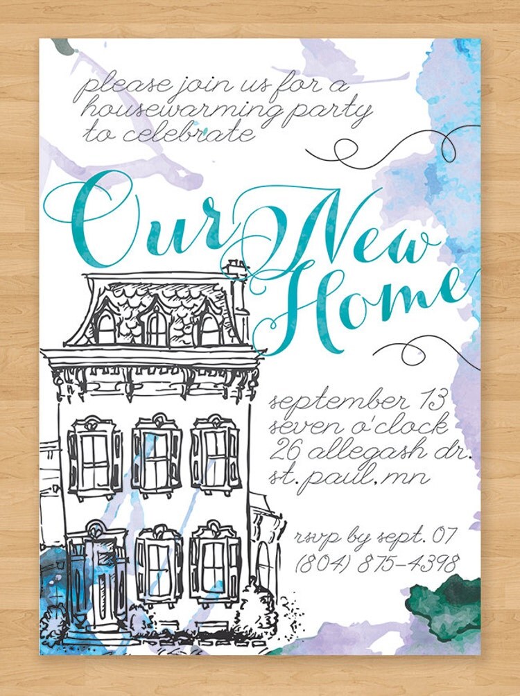 printable housewarming party invitation by redpandapaperie