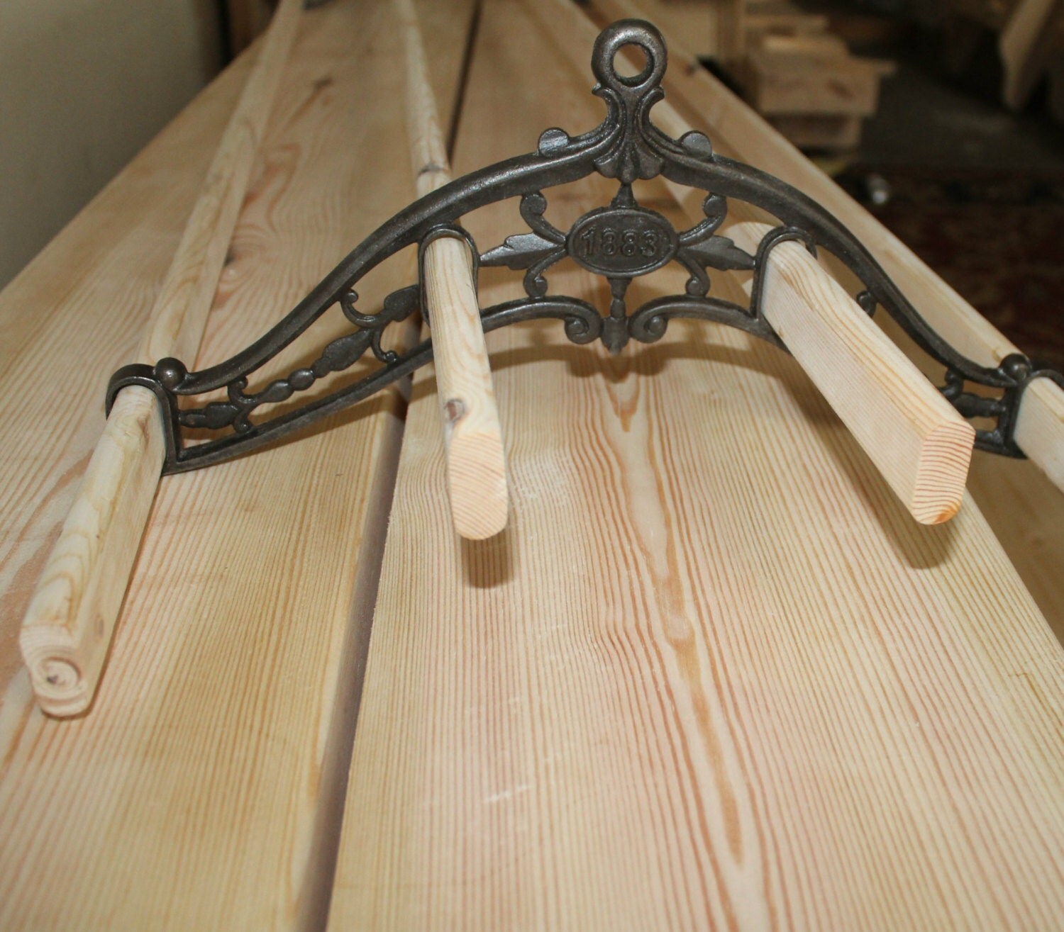 Traditional Victorian clothes drying rack or Aga rack