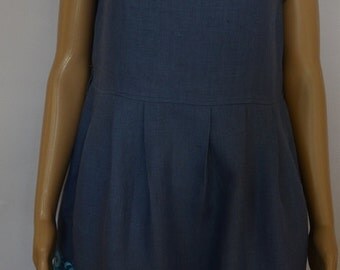 Linen summer dress.
