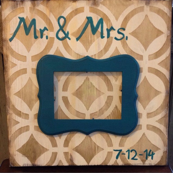 Items Similar To 5x7 Personalized Wedding Frame With Whimsical Design   Il 570xN.627425943 Tek6 