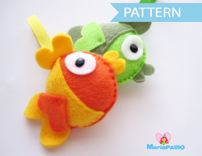 Fish Sewing Pattern PDF instant download A199