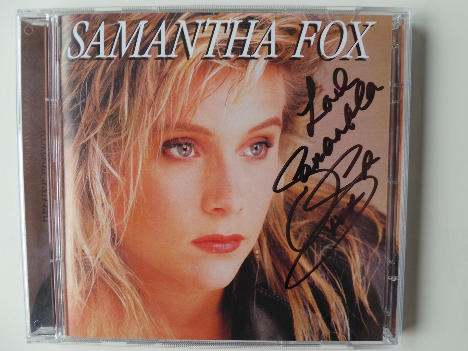 Samantha Fox Autographed And Obtained In By Memorabiliaworld 