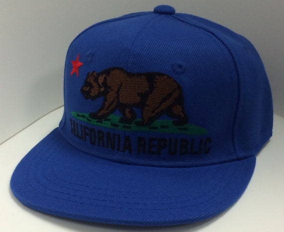 Kids Youth Fitted Flat Bill Hat California by TheOneStopOutlet