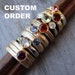 RESERVED for Haley - Chatham Ruby and Recycled 14k Rose Gold Wedding Band, Made to Order - Diamond Alternative