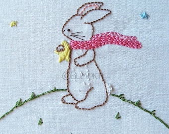Hand Embroidery PDF Pattern Little Duckling's Party