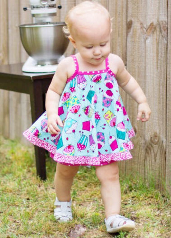 Sewing Pattern PDF - The Pat A Cake Baby Dress