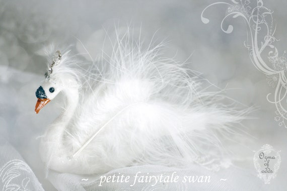 an enchanting fairytale swan