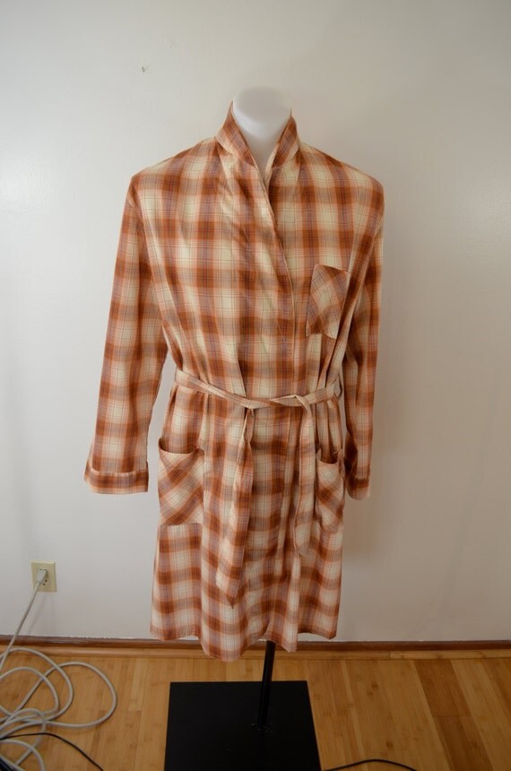 Vintage JC Penney TOWNCRAFT mens robe sz. by ilovevintagestuff
