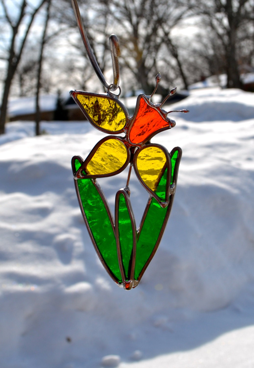 Little Daffodil Stained Glass Suncatcher