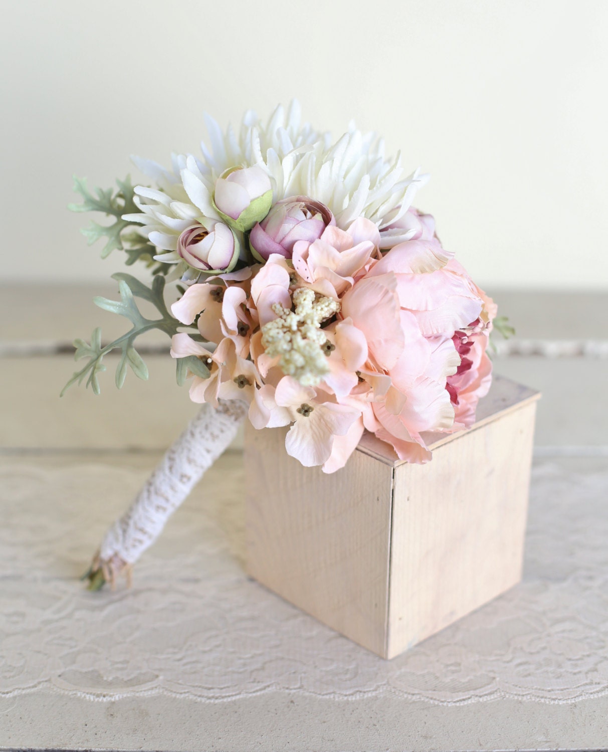 Rustic Silk Bridal Toss Bouquet Country Wedding by ...