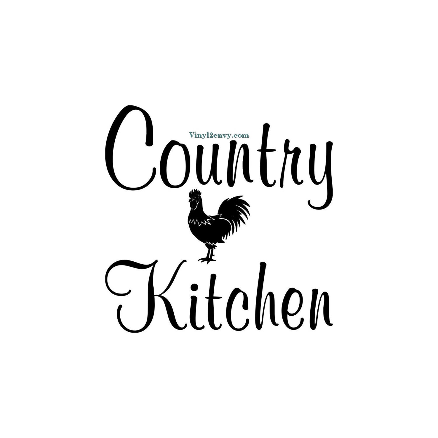 Country Kitchen Rooster Wall Decal Vinyl Wall Decals Wall   Il Fullxfull.558485519 Gxhm 