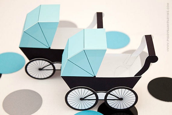 baby-carriage-favor-box-light-turquoise-black-print-at-home-full