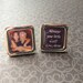 Father Of The Bride Cufflinks, Personalized Photo Cufflinks, Custom Wedding Cufflinks