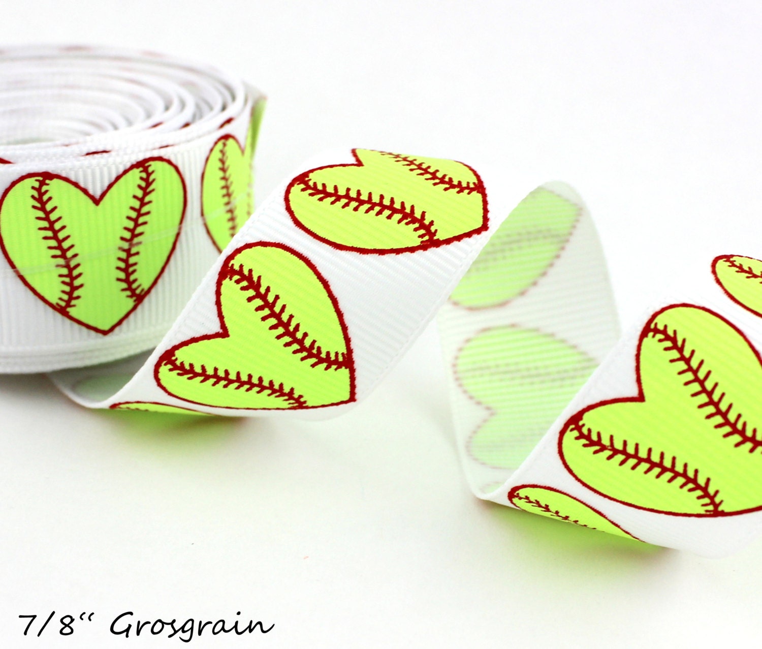 5yds7/8 Printed Ribbon Sports Ribbon Printed Ribbon