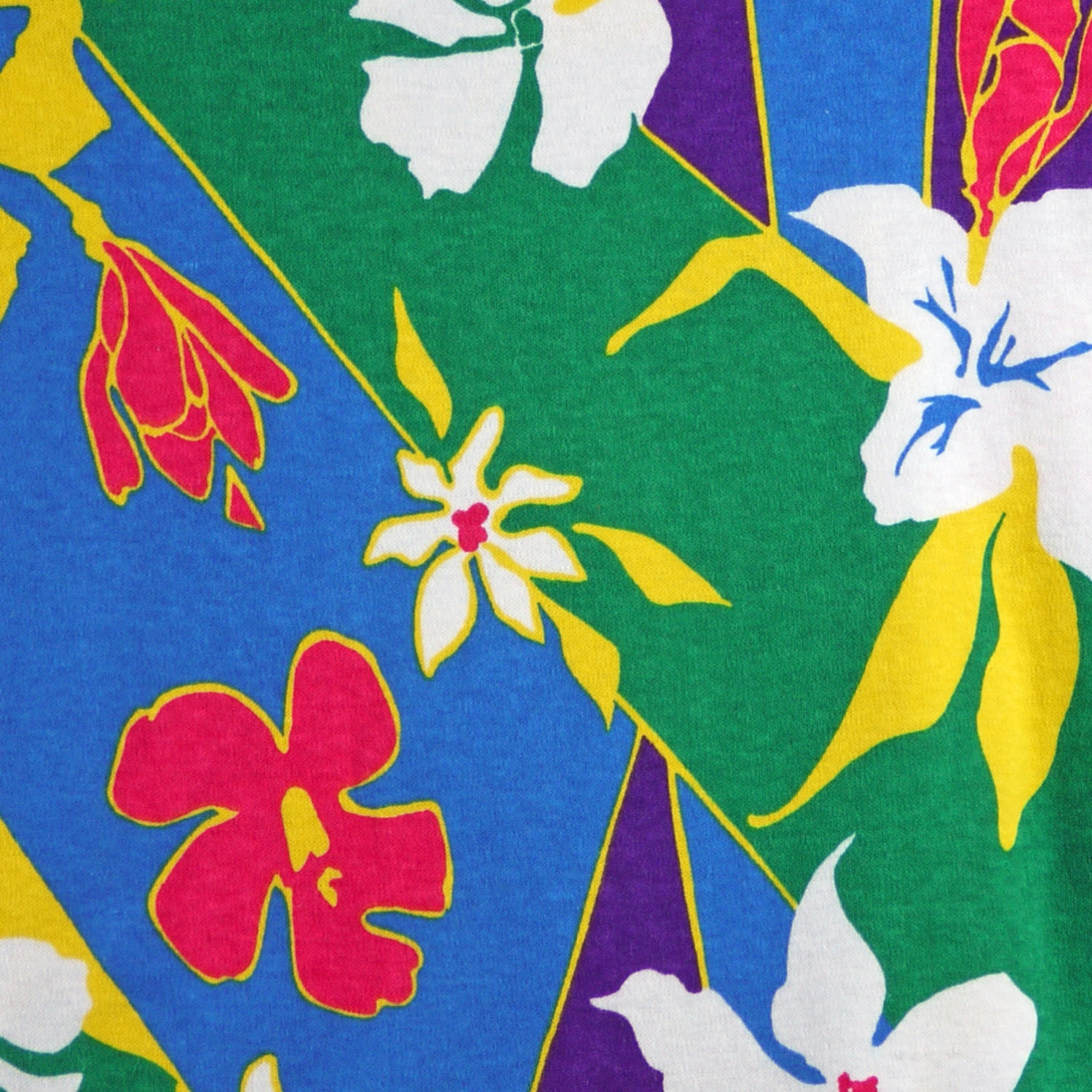 Interlock Print Knit Fabric Multicolor by DartingDogFabric on Etsy