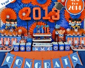 Graduation Party Printable - Choose your own SCHOOL Colors - Huge Party Set by Amanda's Parties TO GO Il_170x135