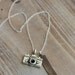 Camera Necklace - Hand Stamped Capture Life Photography Necklace - Silver Camera - Sterling Silver Chain