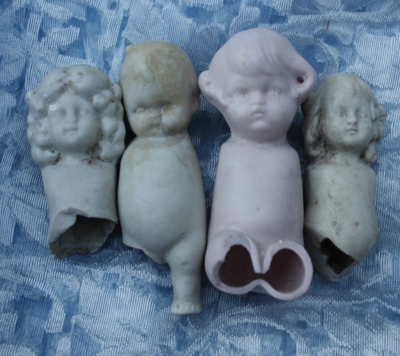 4 Porcelain Baby Dolls Broken Antique by BeachFleaMarket ...