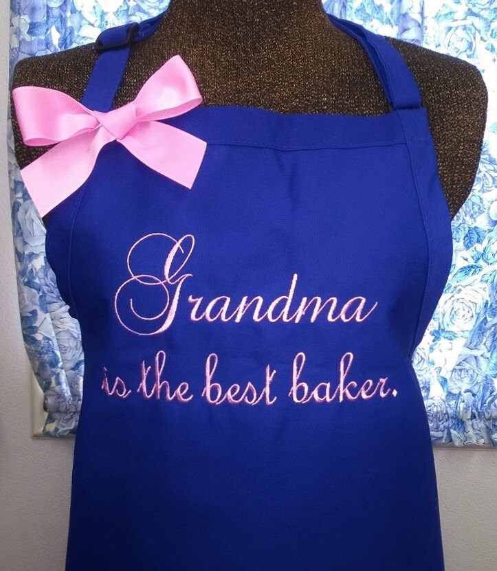 Apron Personalized Grandma is the best baker