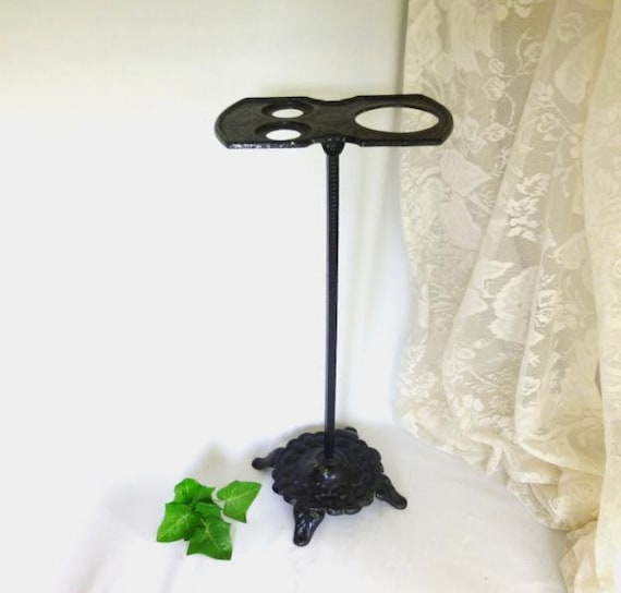 Footed Cast Iron Cigar Smoking Stand Cigarette Stand