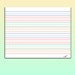 preschool writing paper lined paper for kindergarten