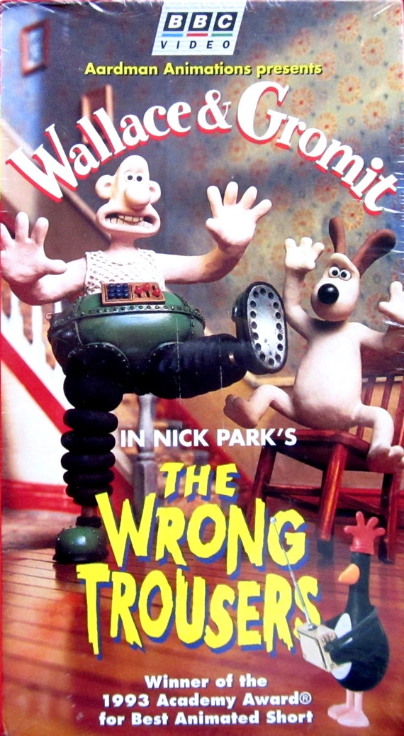 Sealed Wallace & Gromit In Nick Park's The Wrong Trousers