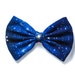 Blue/Black Galaxy Printed Hair Bow
