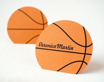Autographed Basketball Place Cards Set of 24