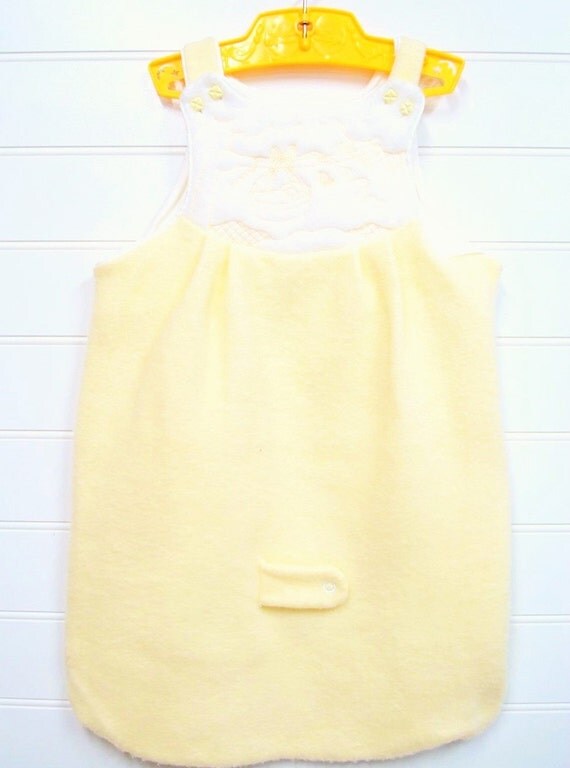 Vintage baby girl or boy bunting bag by OnceUponADaizy on Etsy