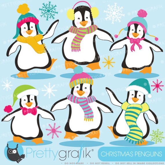 80% 0FF SALE Penguins clipart commercial use, vector graphics, digital clip art, digital images - CL587 Il_570xn