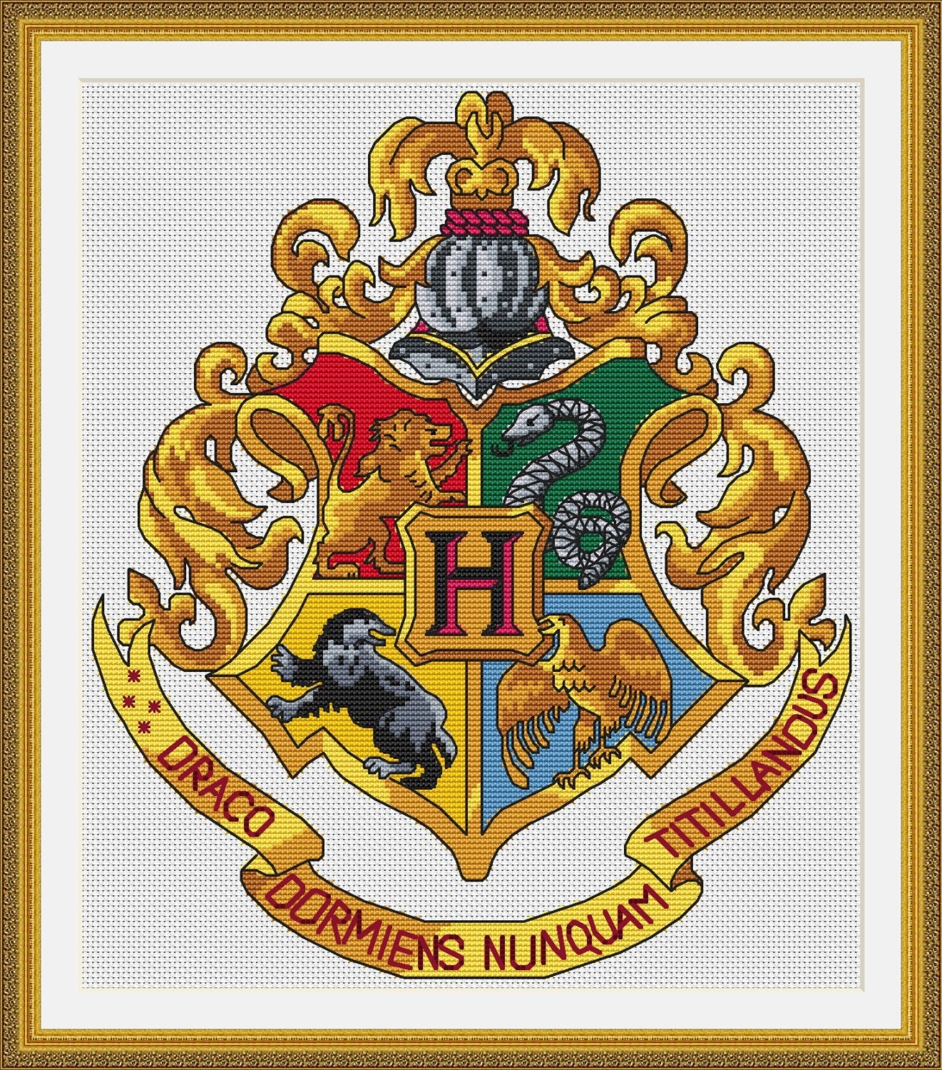 Printable Hogwarts Crest